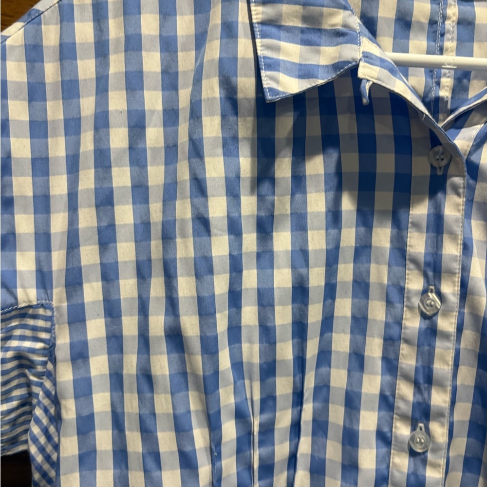 Thakoon × RTR Blue Gingham Dress - Picture 8 of 11
